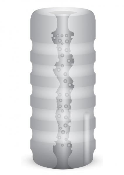 Zolo Girlfriend Squeezable Vibrating Stroker White