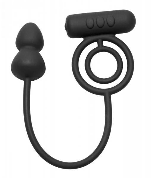 Prostatic Play Voyager 1 Vibrating Cock Ring Anal Plug