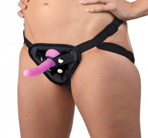 Double-G Deluxe Vibrating Strap On Kit