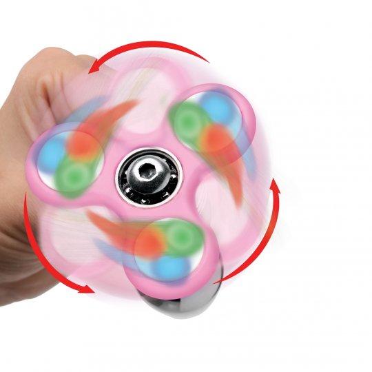 Frisky Light Up Fidget Ass Spinner Anal Plug Pink