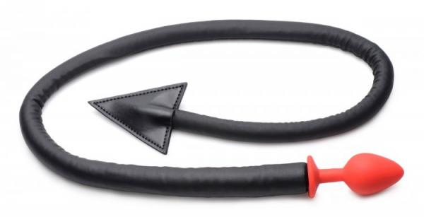 Devil Tail Anal Plug And Horns Set