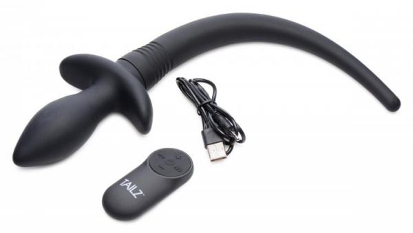 Remote Control Wagging And Vibrating Puppy Tail Anal Plug