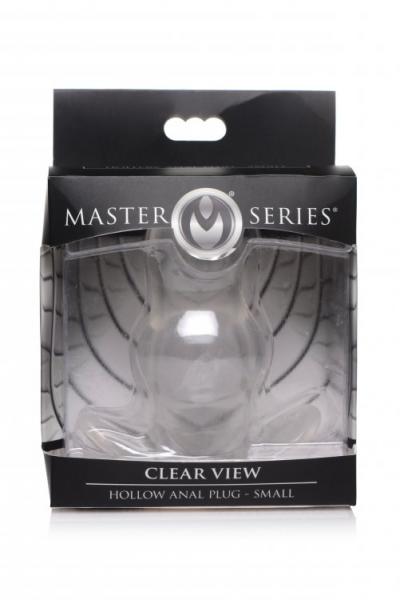 Ms Clear View Hollow Anal Plug Sm