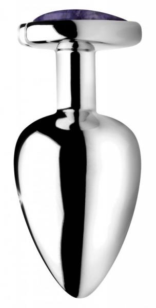 Booty Sparks Gems Amethyst Heart Lg Plug