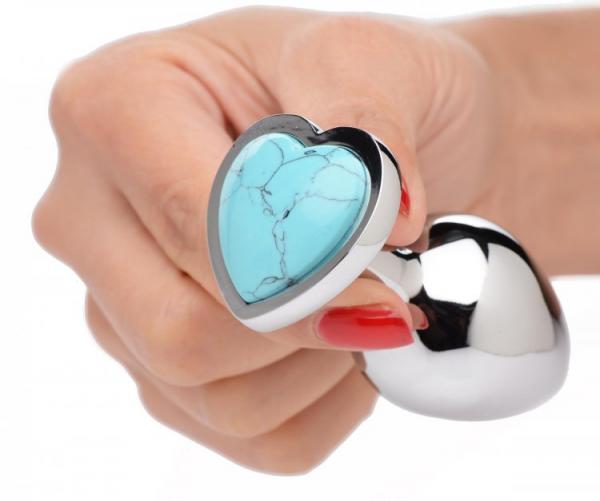 Booty Sparks Turquoise Heart Md Plug