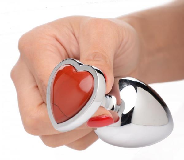 Booty Sparks Red Jasper Heart Lg Plug