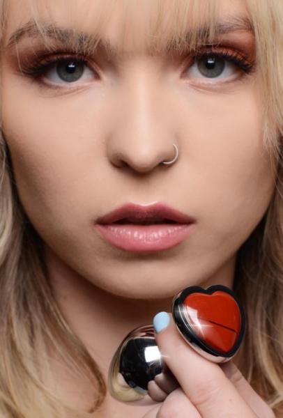 Booty Sparks Red Jasper Heart Md Plug