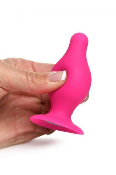 Squeeze It Tapered Anal Plug Sm Pink