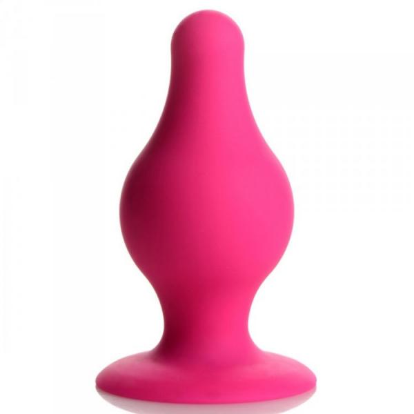 Squeeze It Tapered Anal Plug Sm Pink