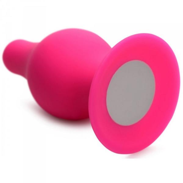 Squeeze It Tapered Anal Plug Sm Pink
