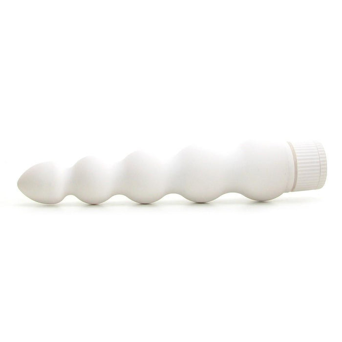 White Nights 7 inches Ribbed Vibrator