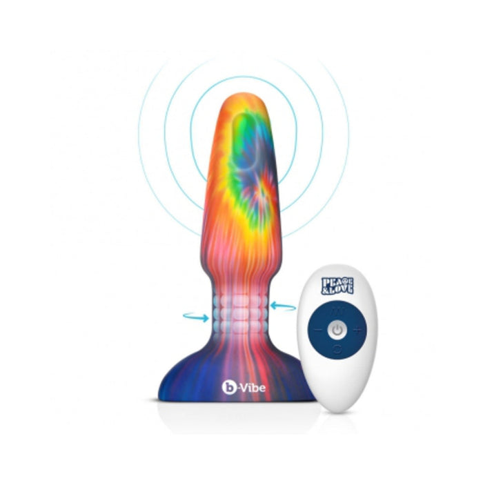 Peace & Love Tie Dye Rimming Plug