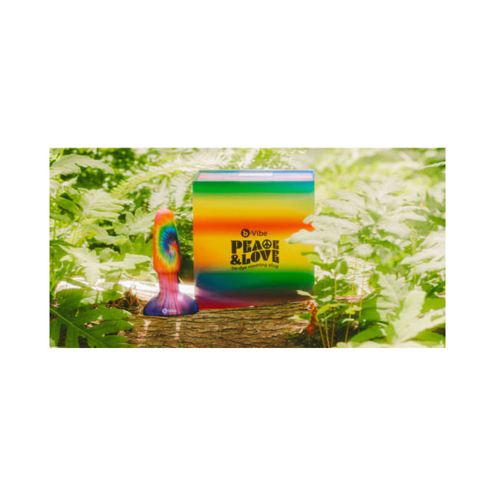 Peace & Love Tie Dye Rimming Plug