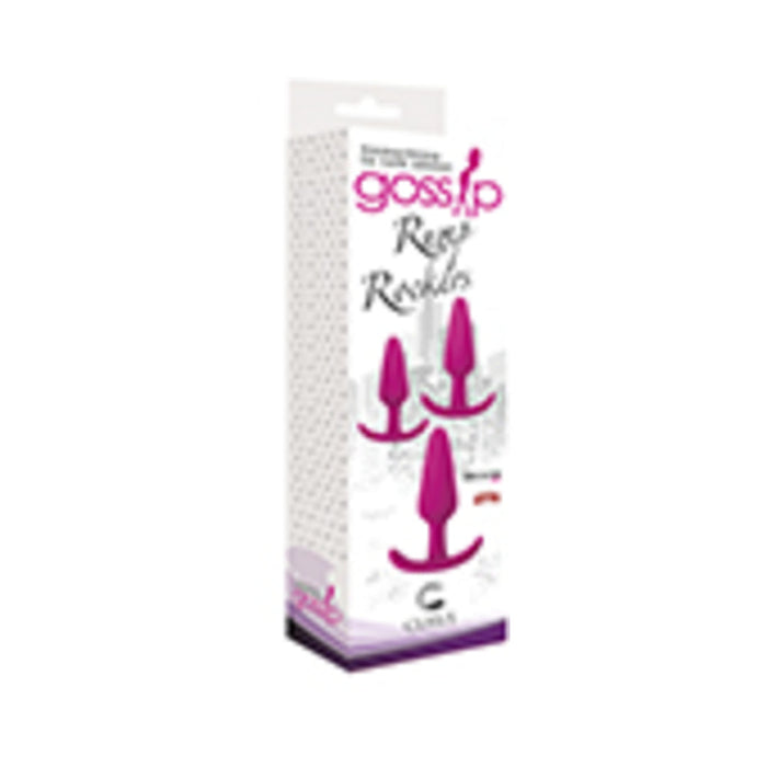 Gossip Rump Rockers 3 Piece Anal Training Set Pink