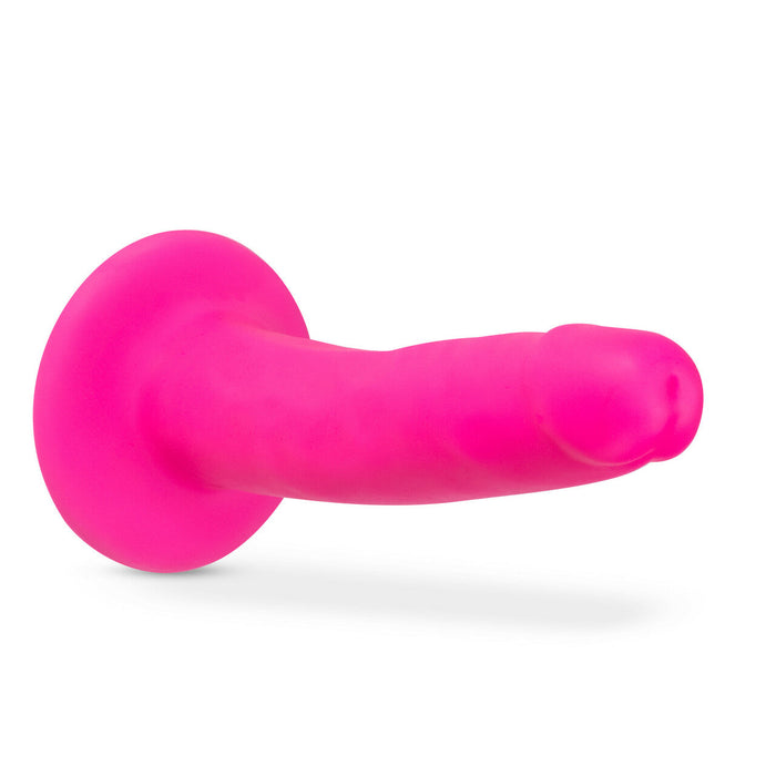 Neo Elite - 6-inch Silicone Dual-density Cock - Neon Pink