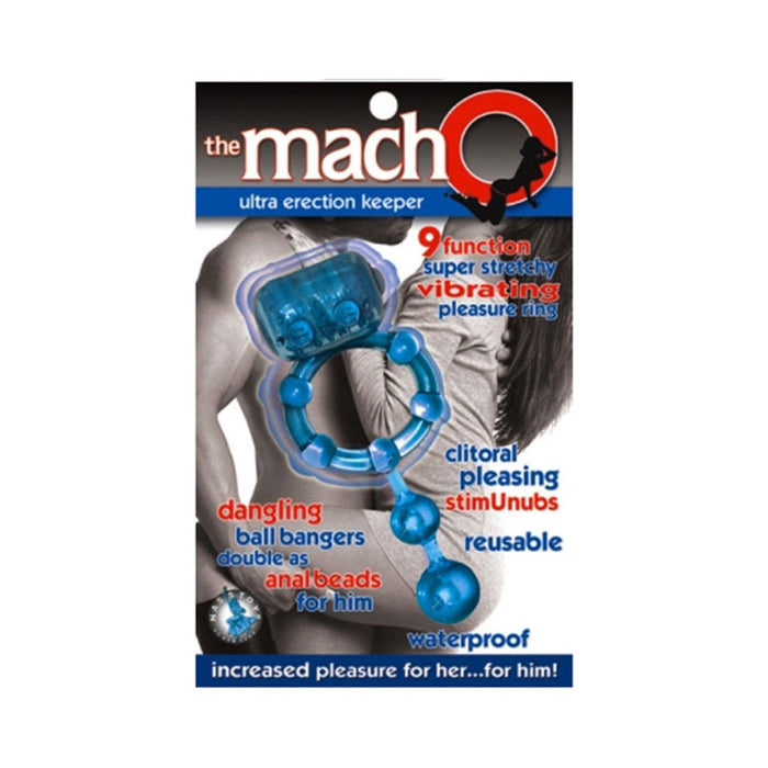 Macho Ultra Erection Keeper Vibrating Cock Ring