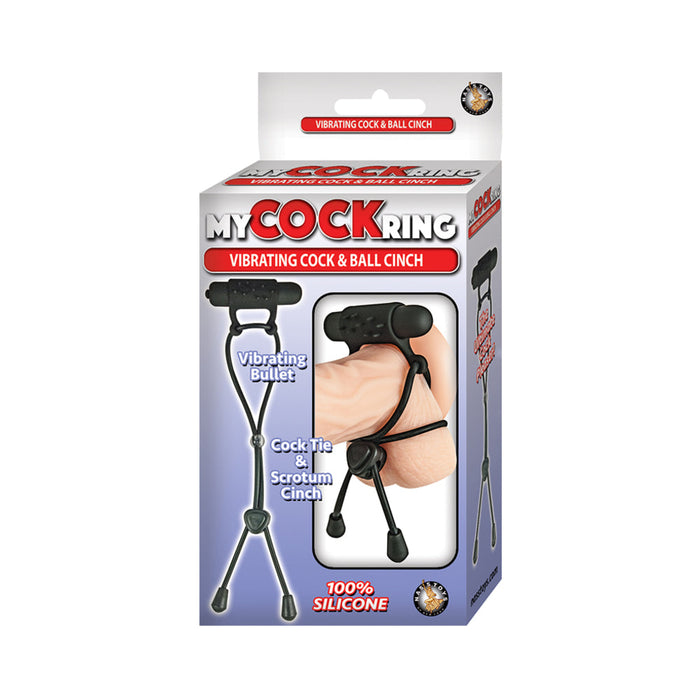 My Cock Ring Vibrating Cock And Ball Cinch Black