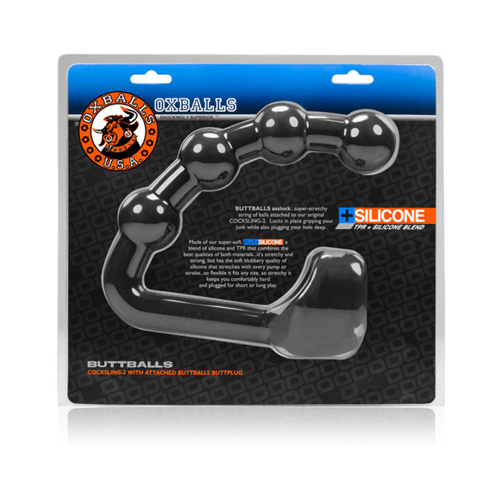 Oxballs Buttballs Asslock & Cocksling, Black Ice